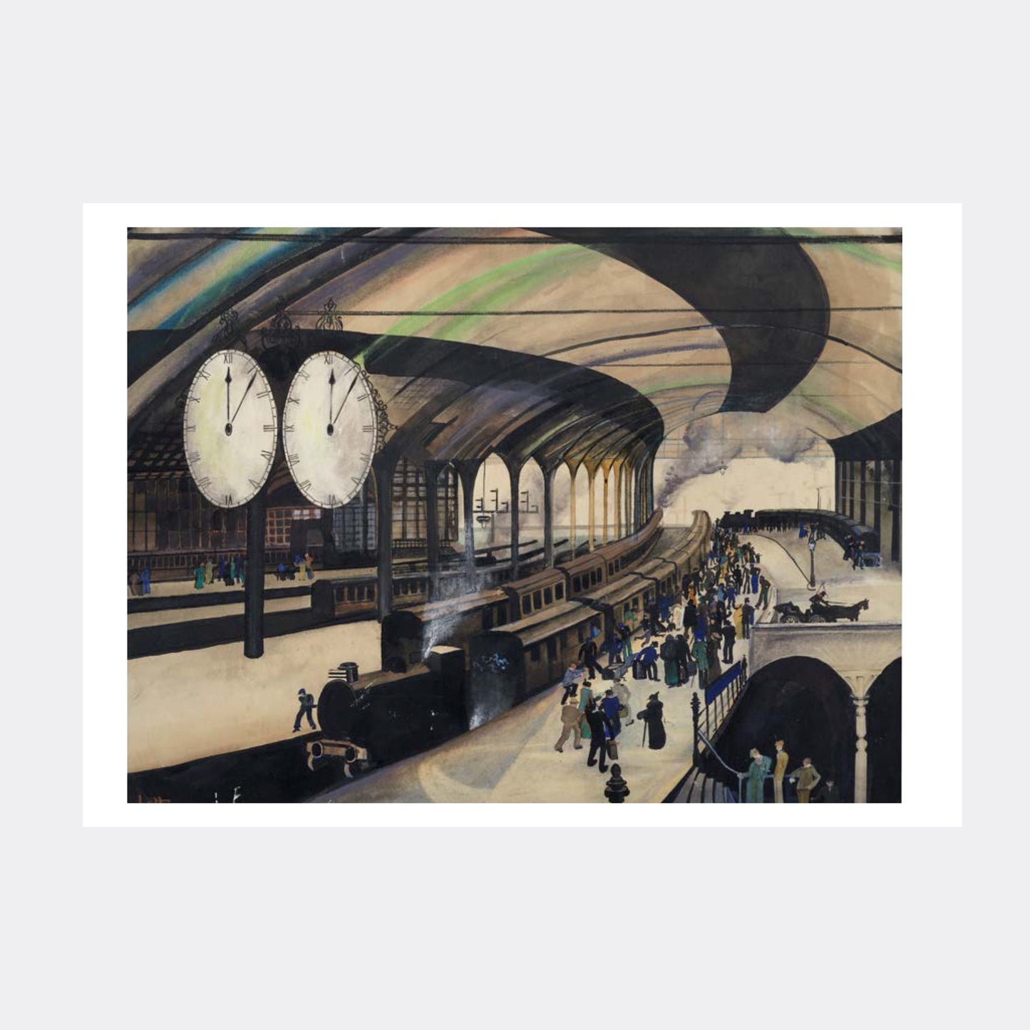 Arthur Lett Haines - Brighton Station Postcard