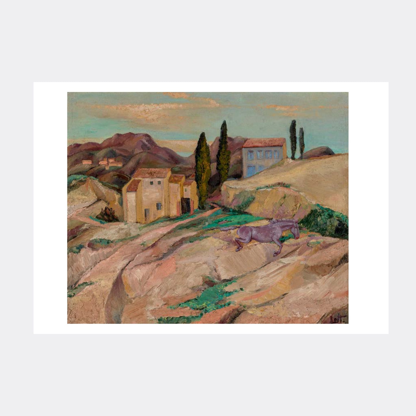 Arthur Lett Haines - Italian Landscape Postcard