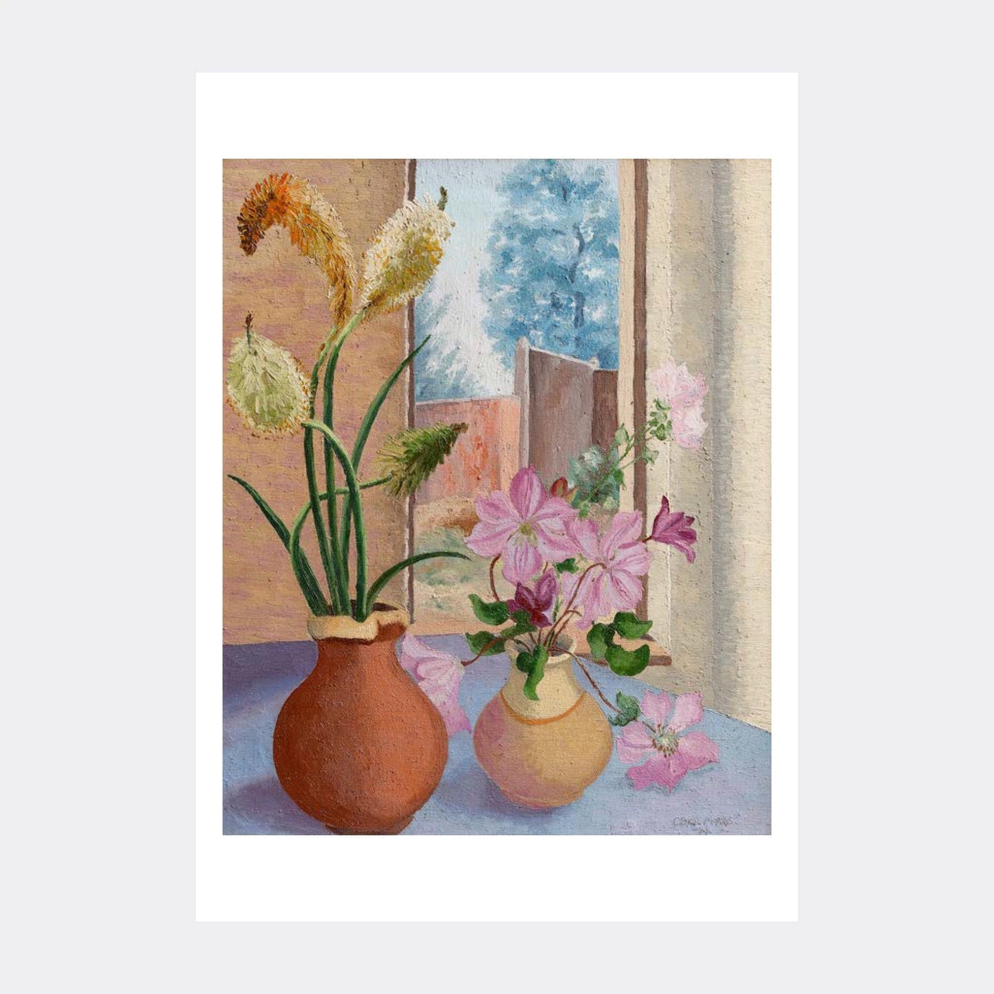 Cedric Morris - Summer Garden Flowers Postcard