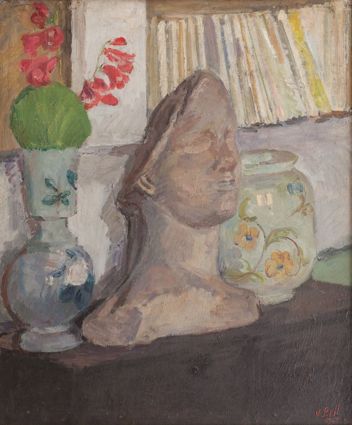Plaster Head Postcard