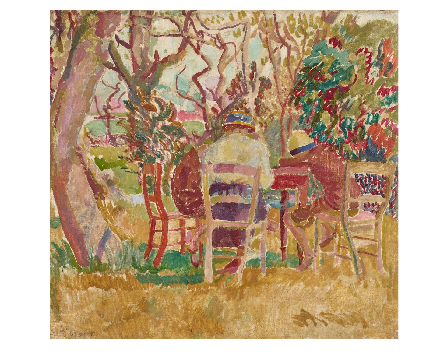 Lessons in the Orchard Print