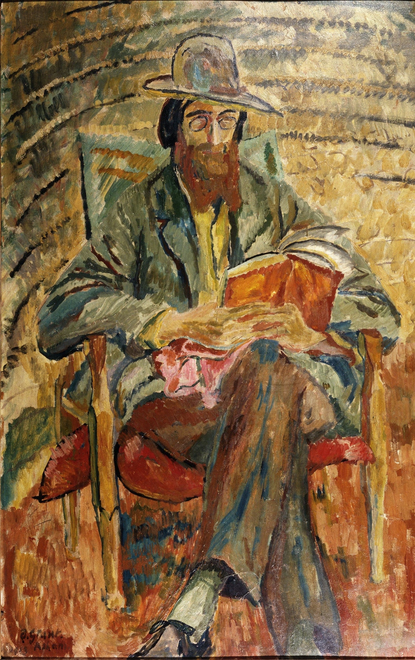 Lytton Strachey Postcard