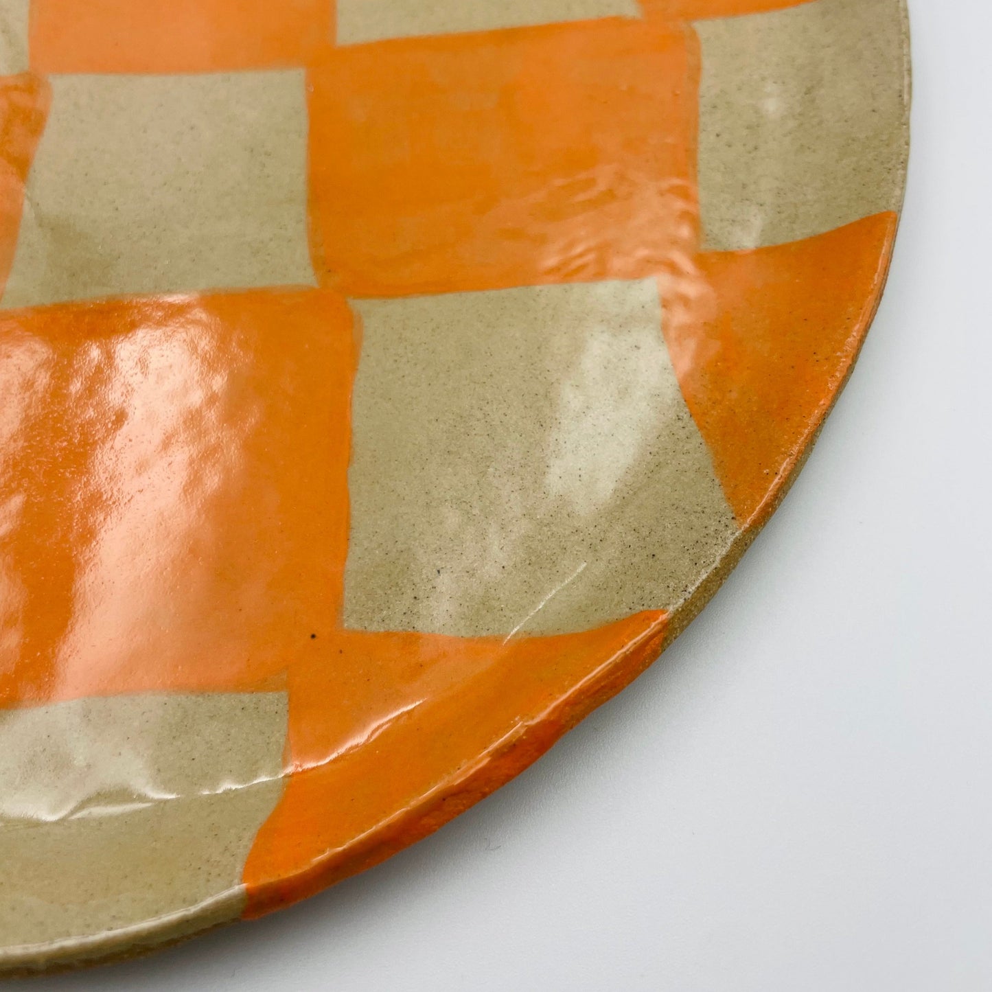 Oval Platter - Orange