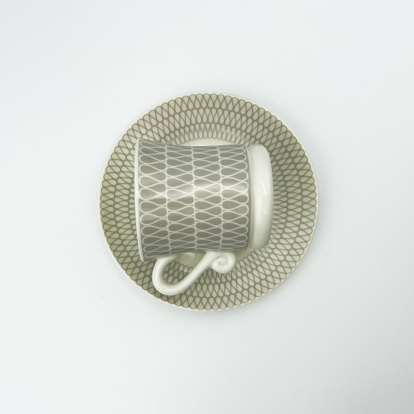 Set of 4 Espresso Mugs - Grey