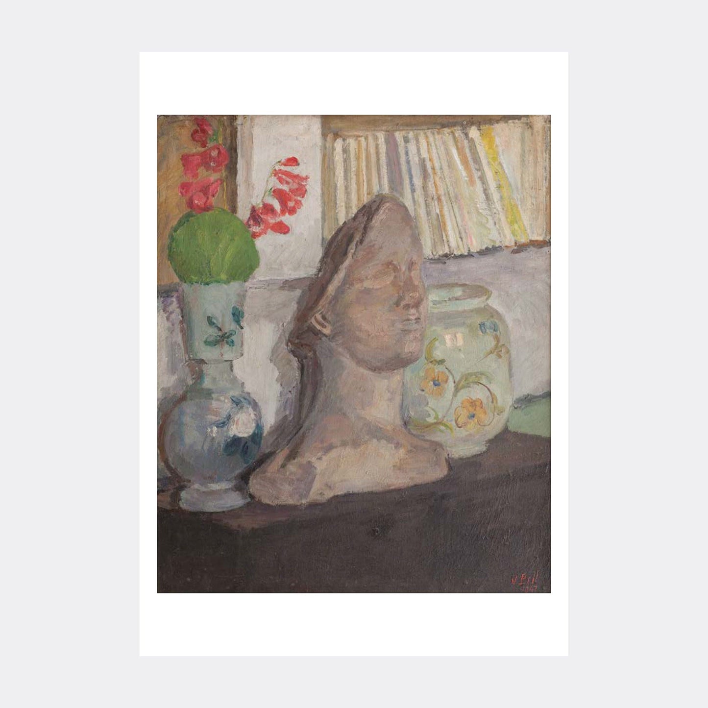 Plaster Head Postcard