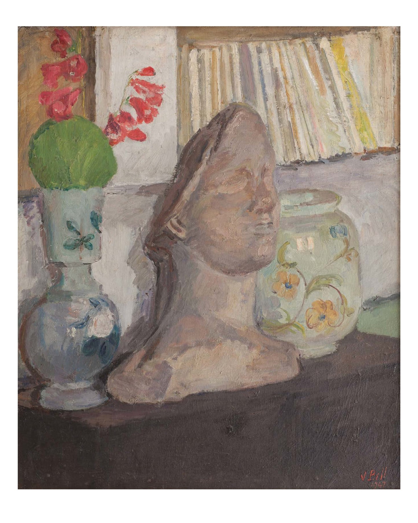 Still Life with a Plaster Head Print