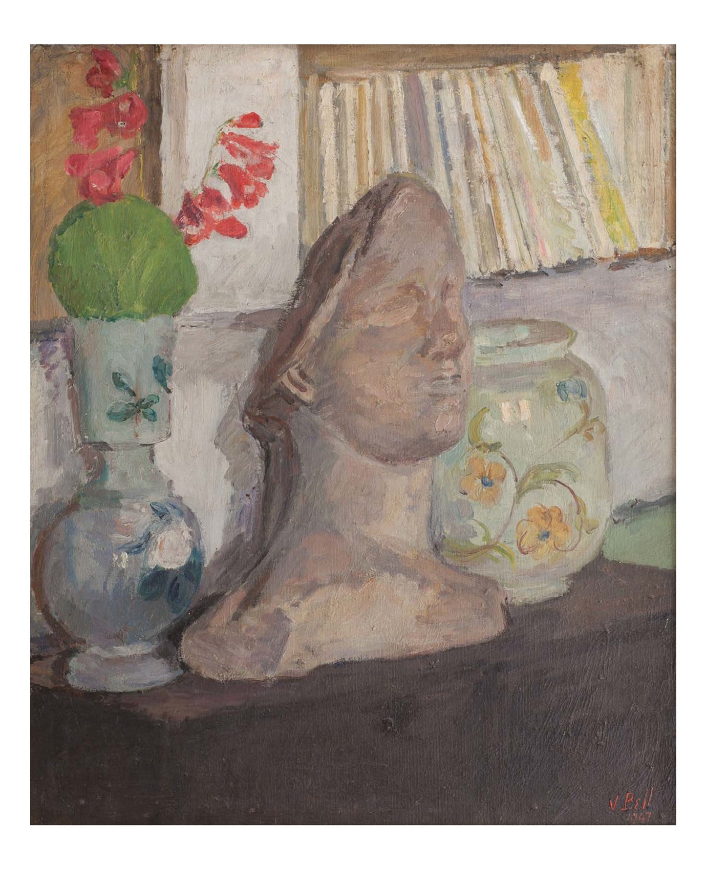 Still Life with a Plaster Head Print
