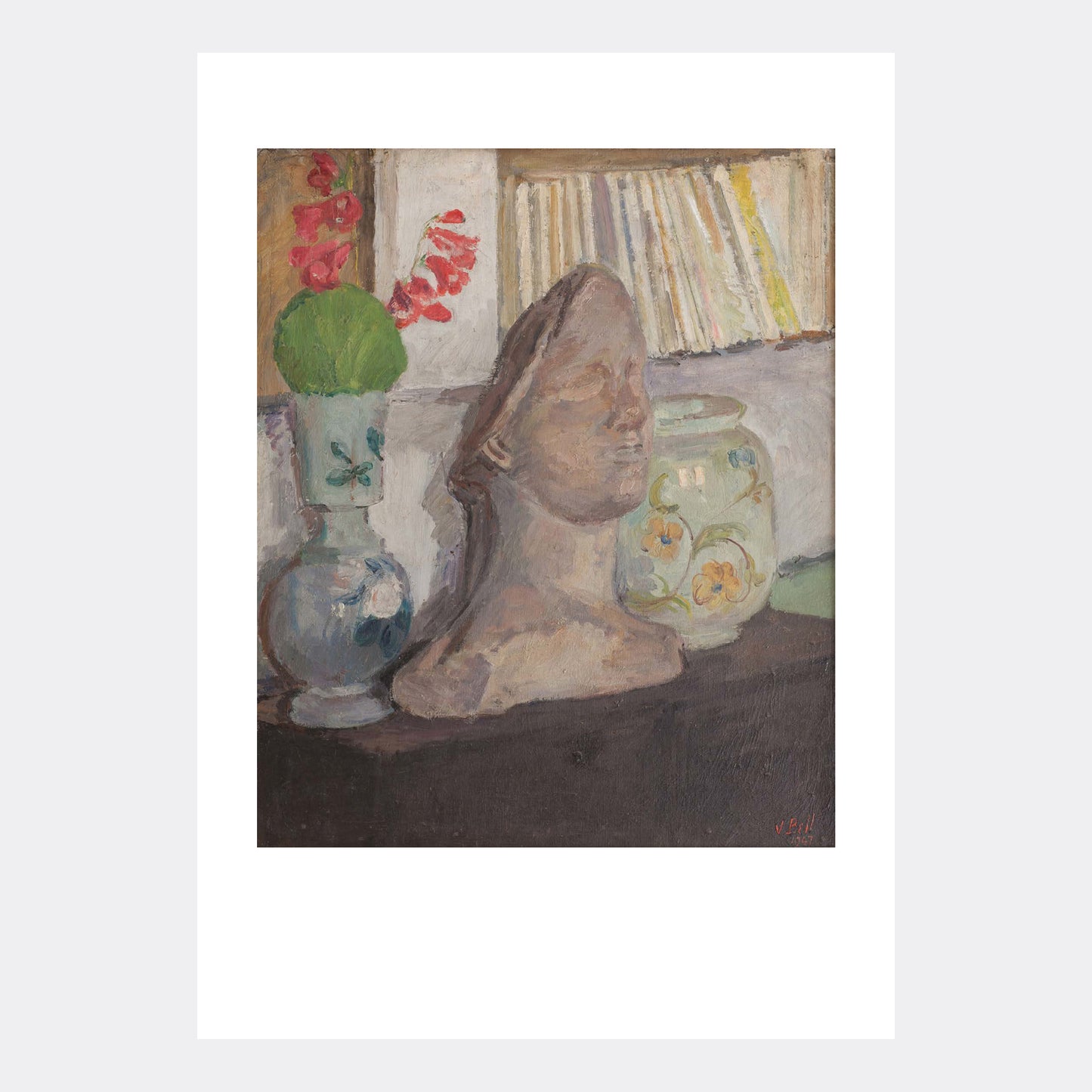 Still Life with a Plaster Head Print