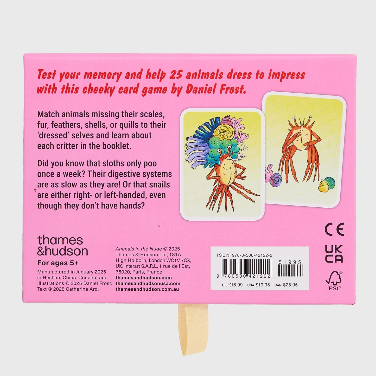 Animals in the Nude Card Game