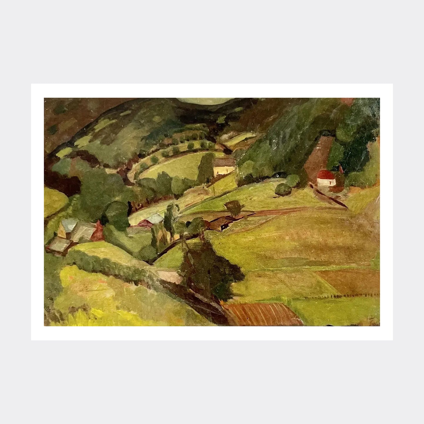 Cookham Landscape postcard