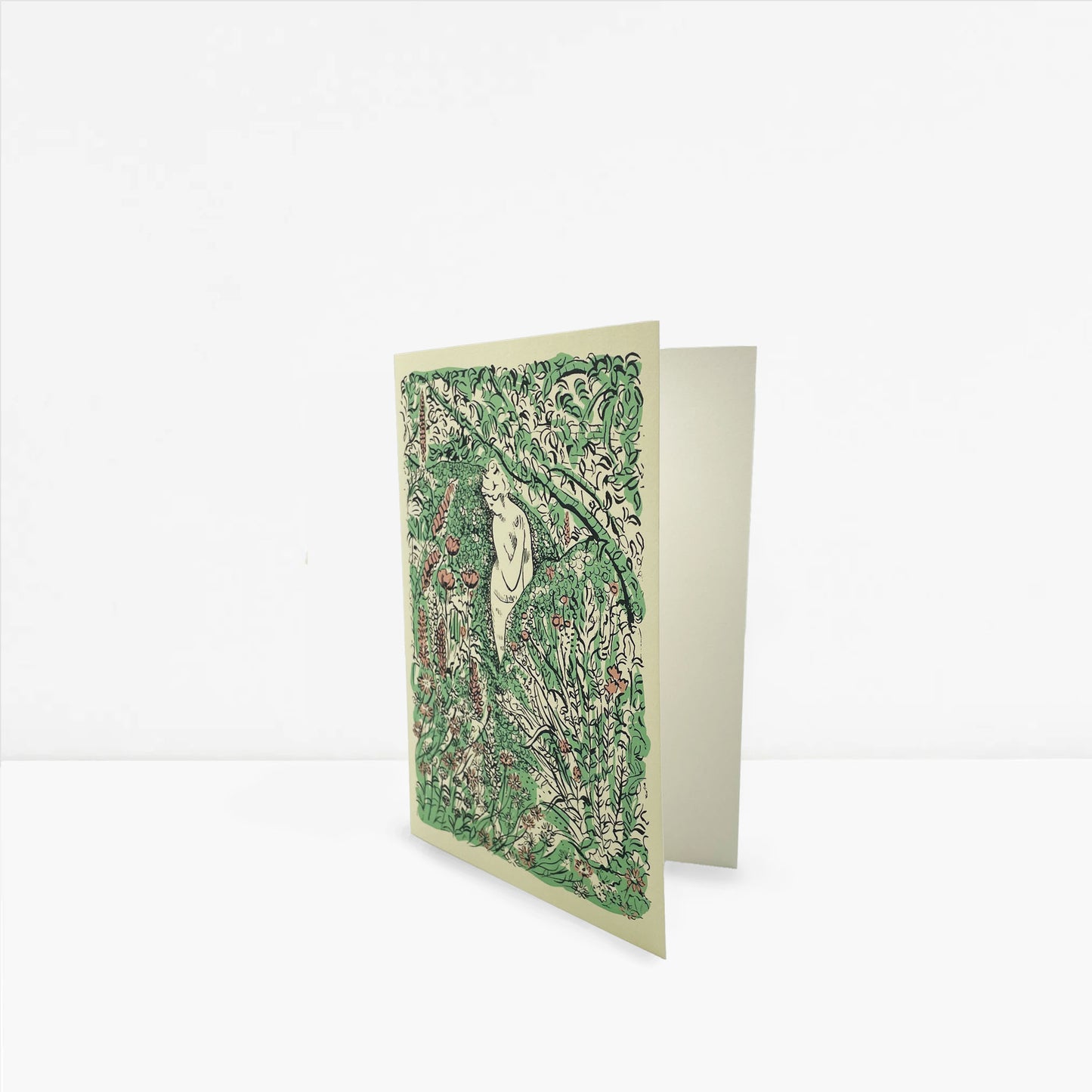 Modest Lady Card