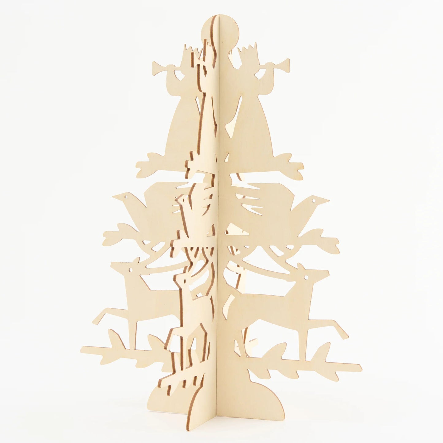 Wooden Holiday Tree of Life