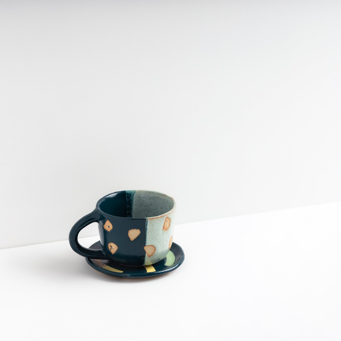 Handmade Green Saucer