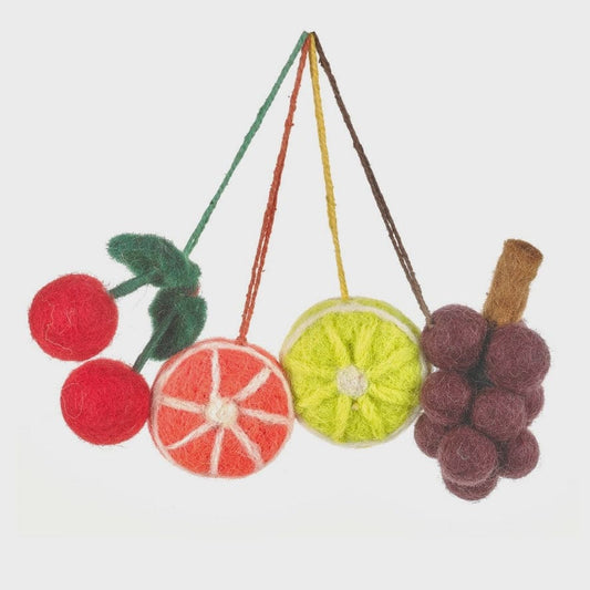 Felt Fruit Decorations