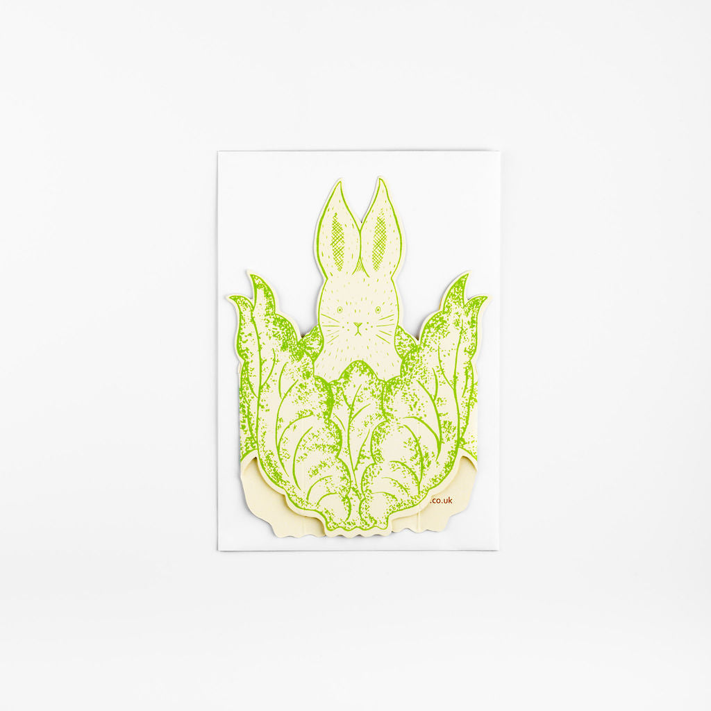 Rabbit in Lettuce Card