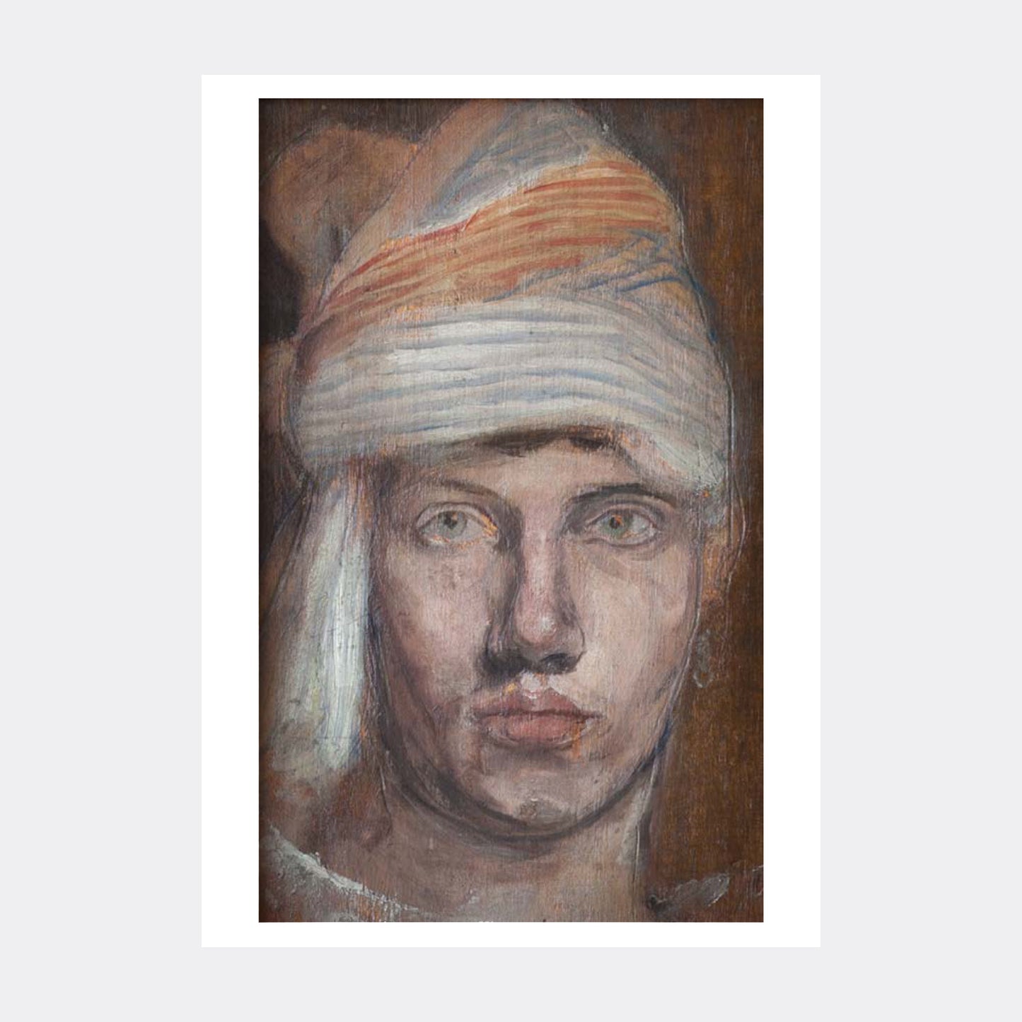 Self Portrait in a Turban Postcard