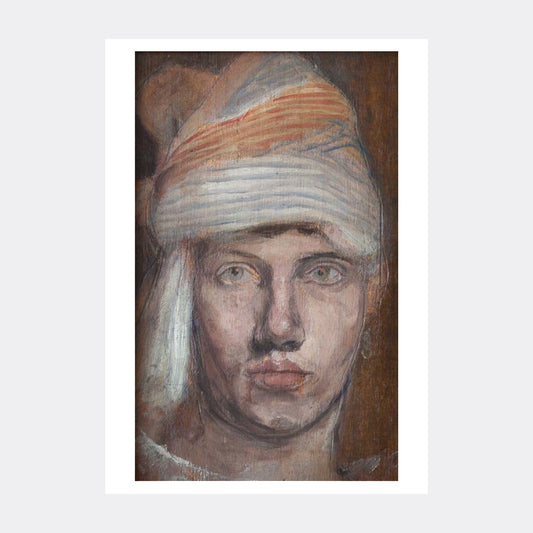 Self Portrait in a Turban Postcard