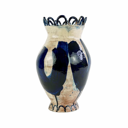 Fran Fell - Blue Bobble Vase