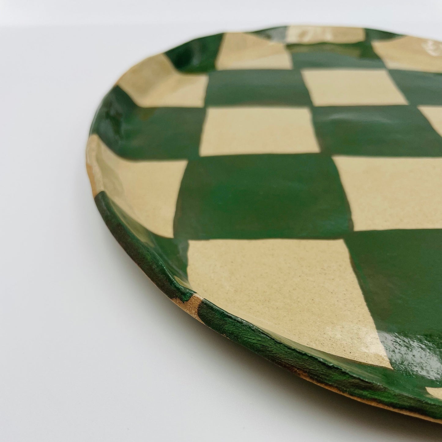 Oval Platter - Green