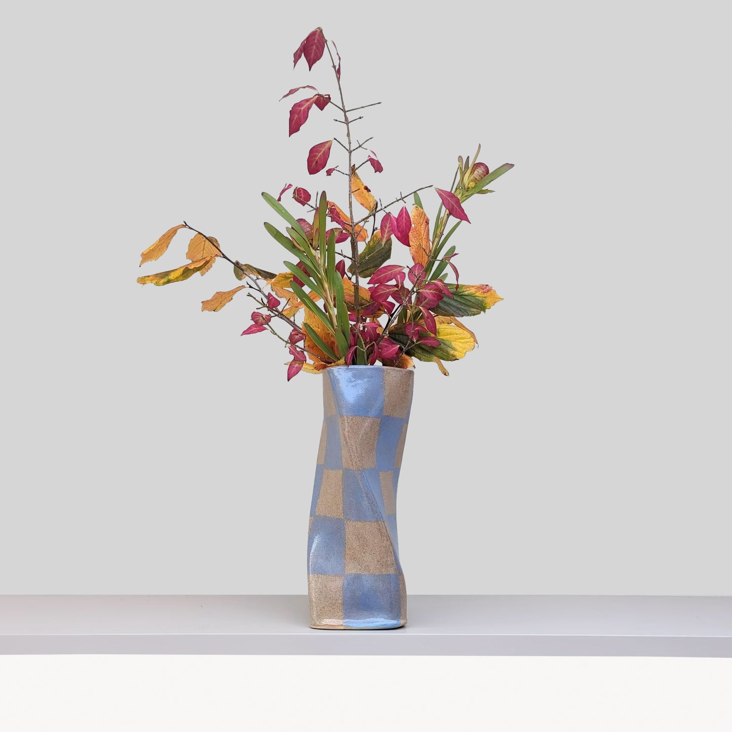 Twist Vase - Blue