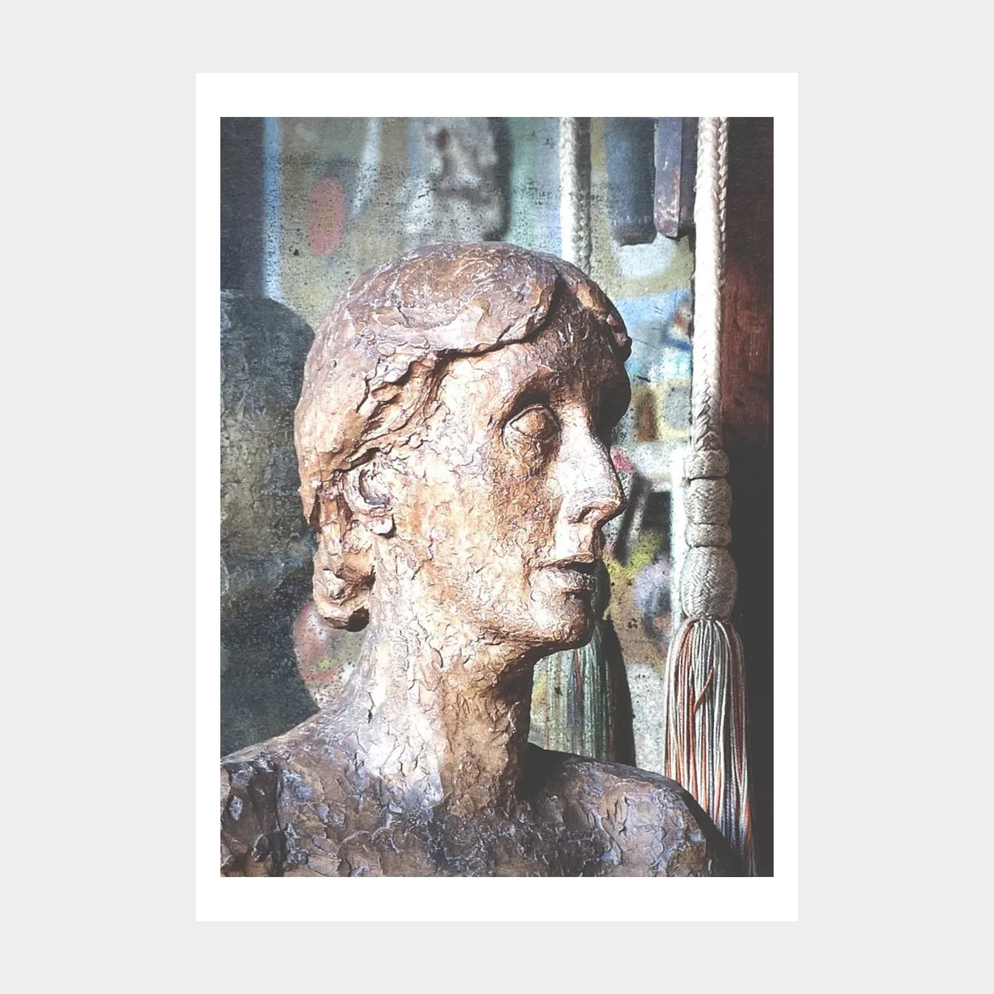 Bust of Virginia Woolf postcard