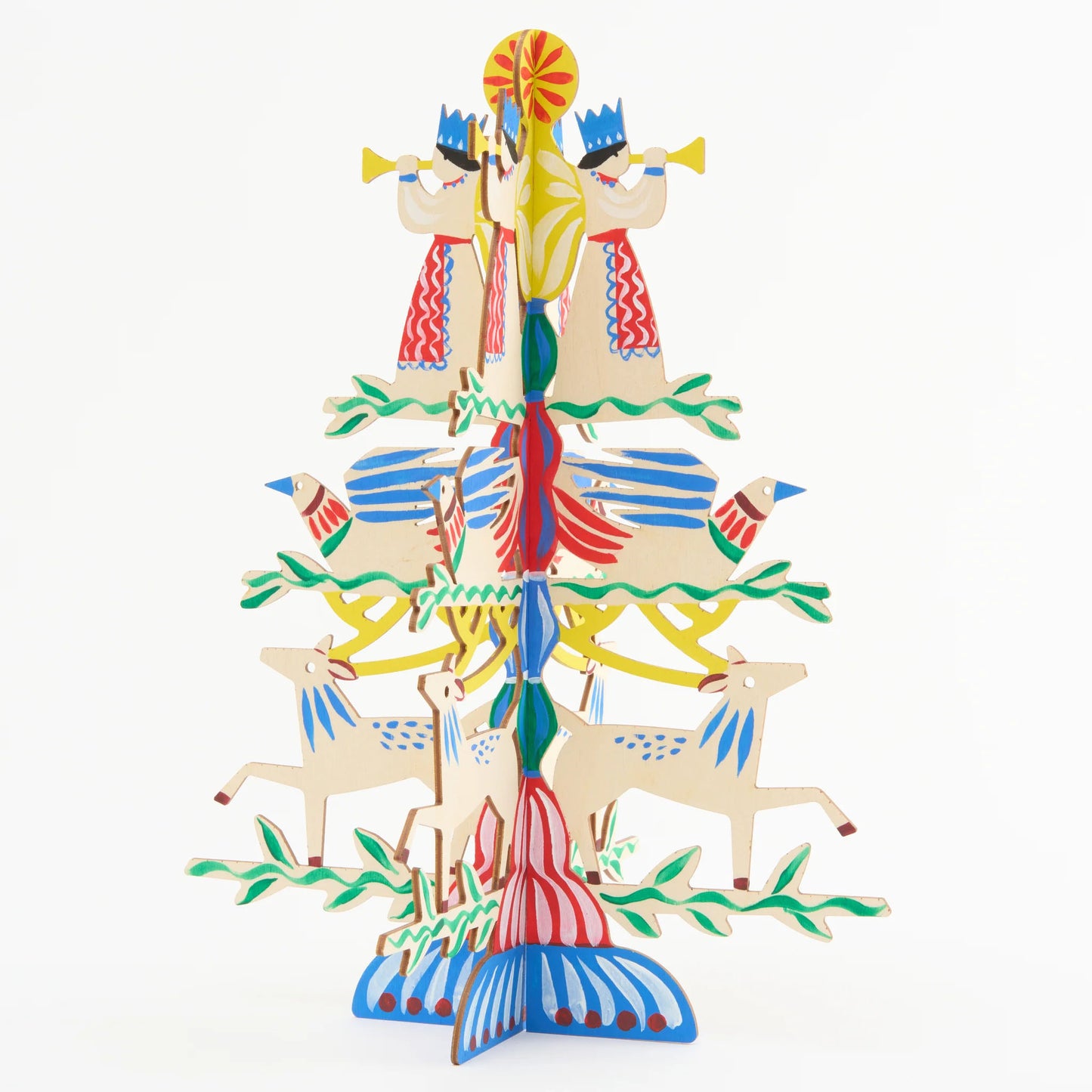 Wooden Holiday Tree of Life